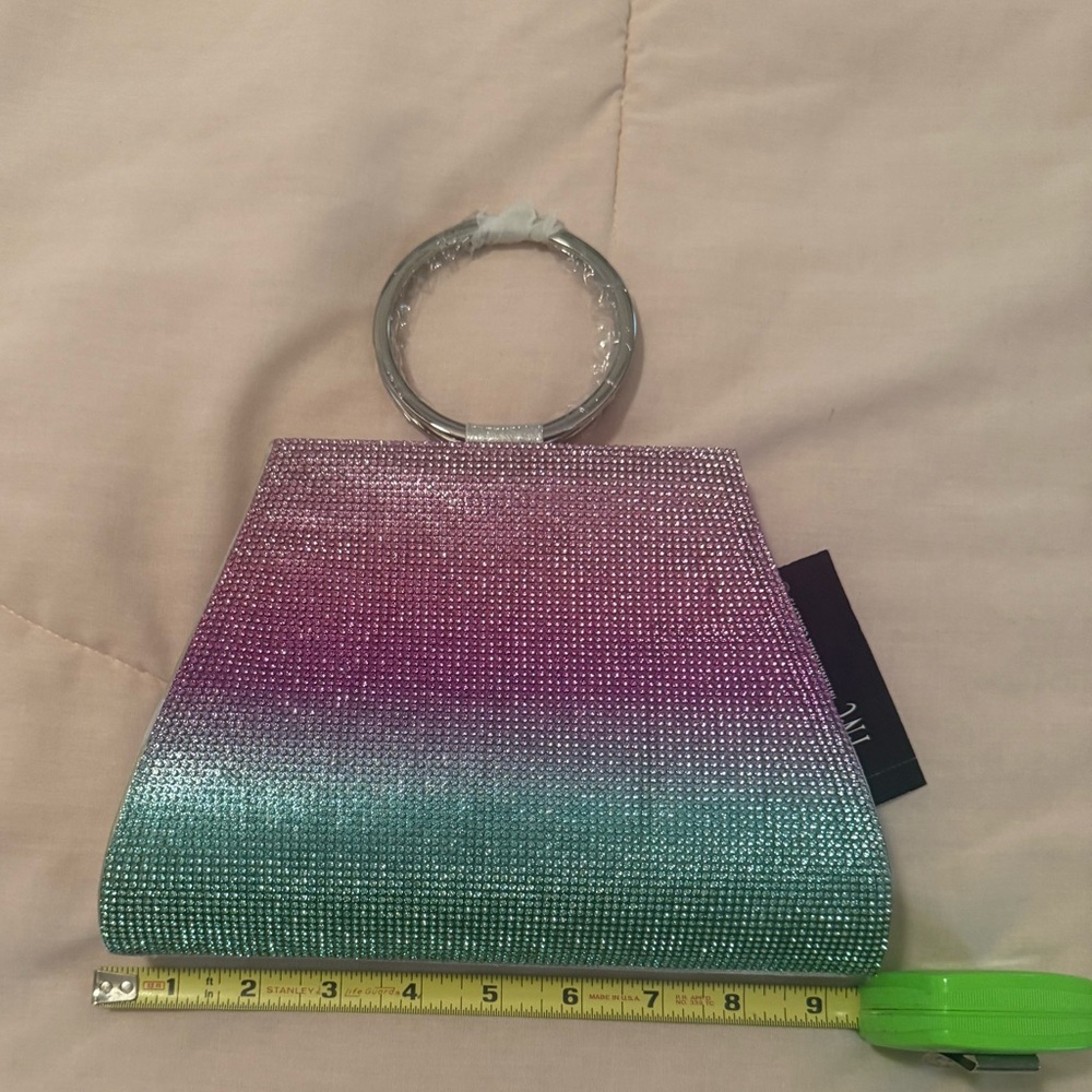 INC Pink and Green Women's Formal Bag